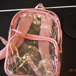 Clear Backpack NWOT